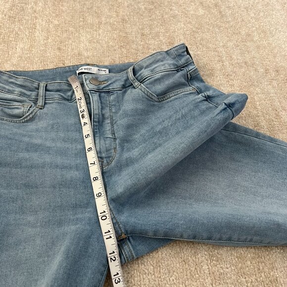 Nine West Slim Straight Blue Jeans 12 - Picture 7 of 11